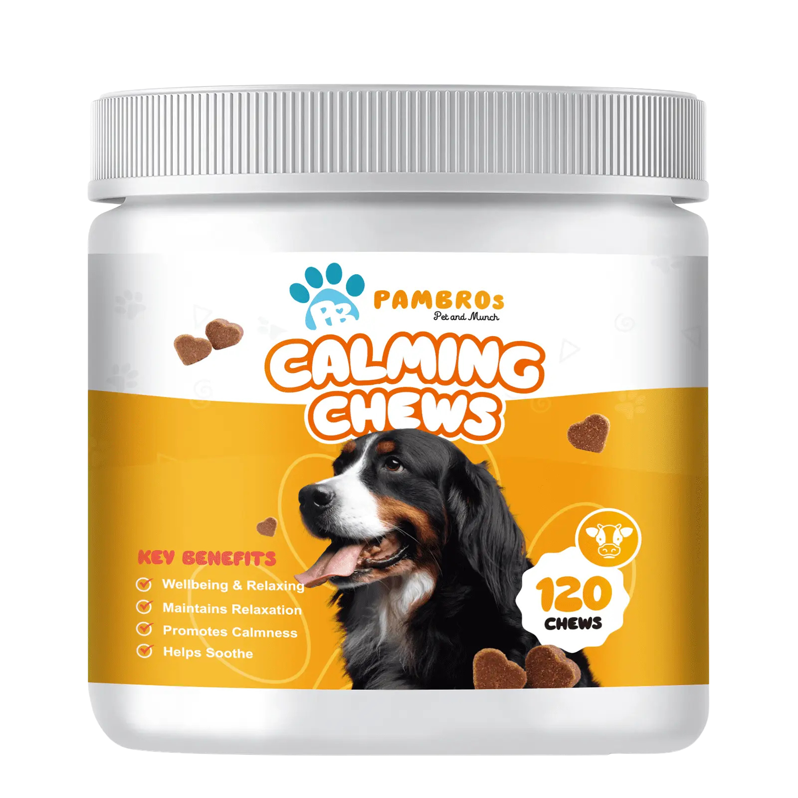 Calming Chews for Dogs – For Stress Relief & Anxiety - Pambros