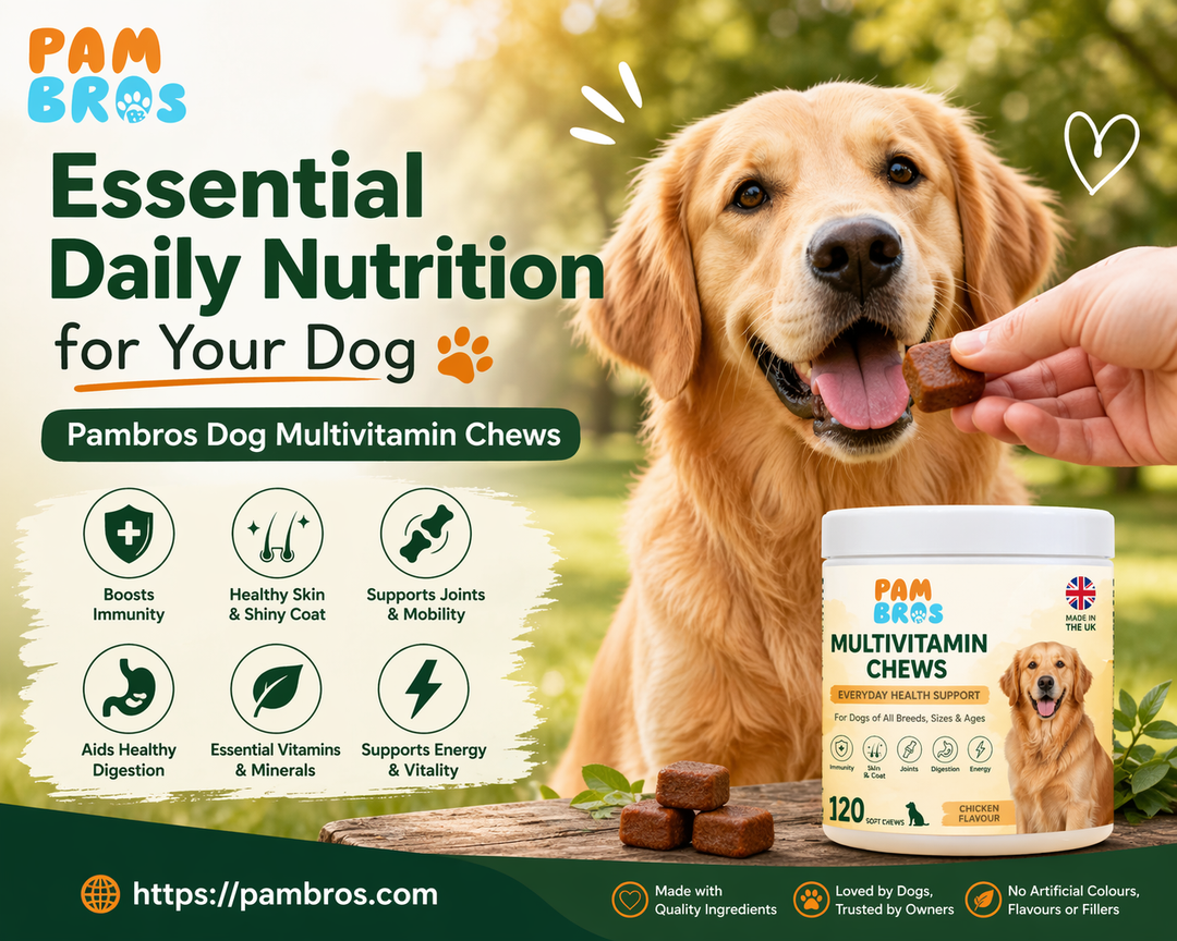 Why Pambros Dog Multivitamin Chews Are Essential for Your Pet’s Daily Nutrition